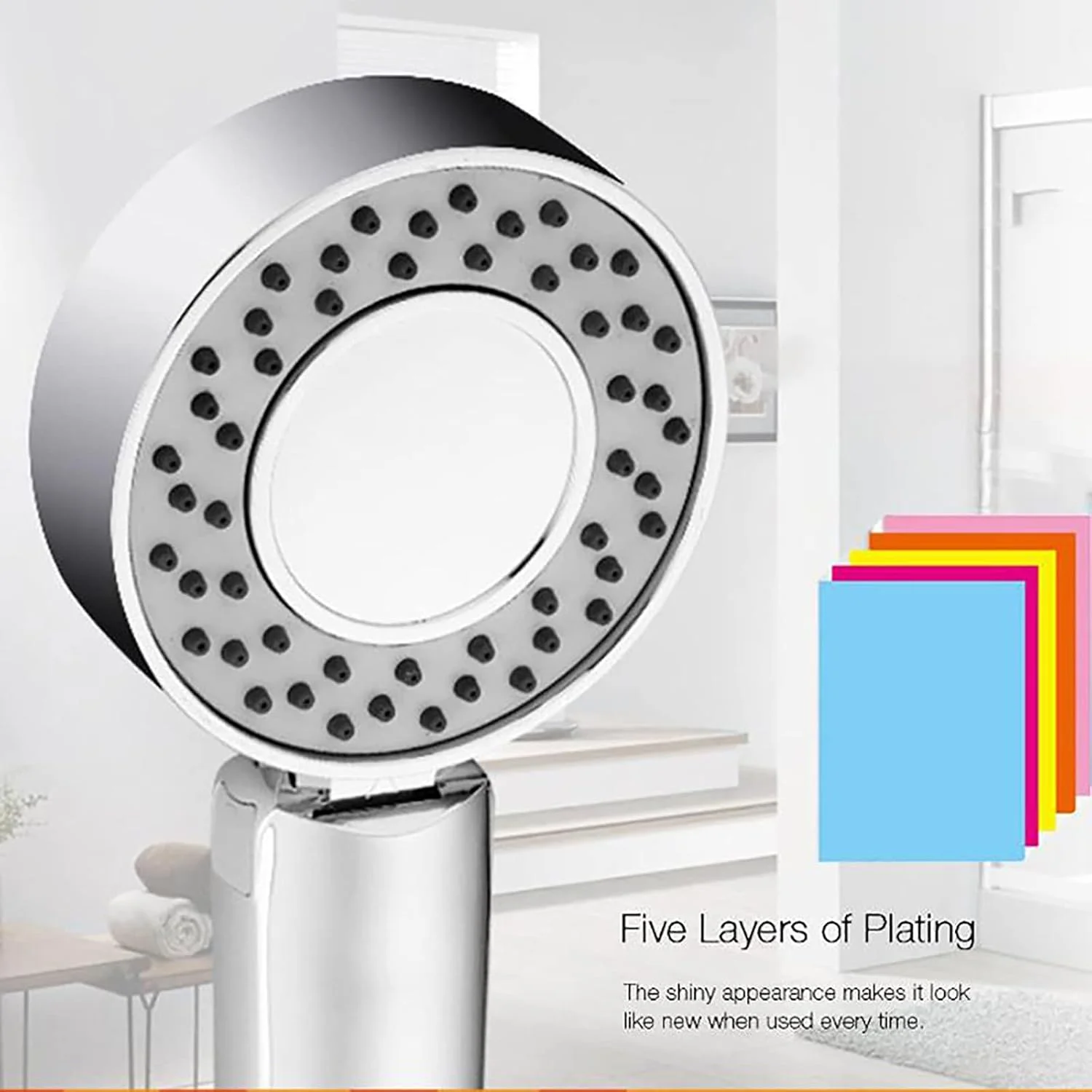 سردوش بارانی فشار قوی KOHARA به همراه دوش دستی، سردوش توربو فن دستی، سردوش حمام دستی با جریان بالا، سردوش ثابت بارانی فشار قوی