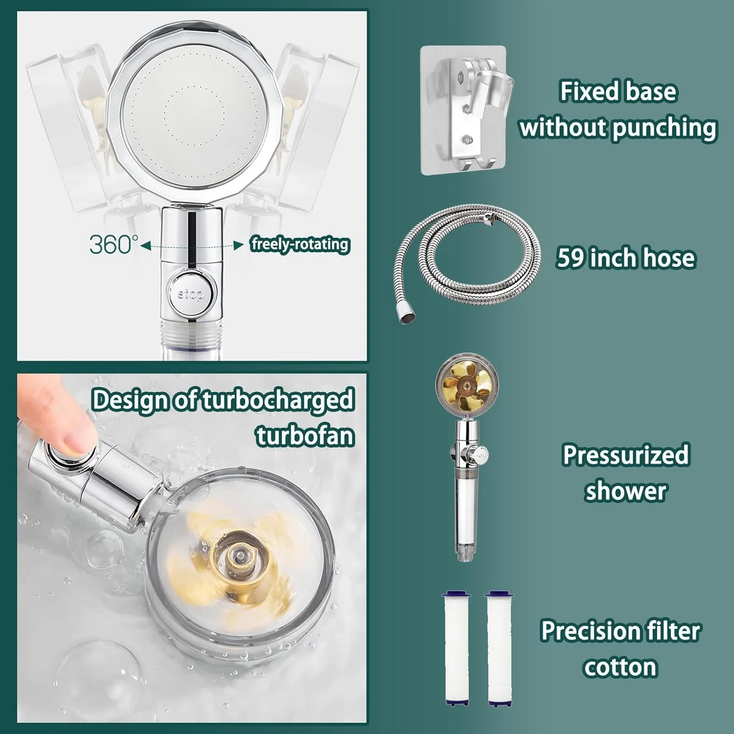 سردوش دستی پروانه ای صرفه جویی در آب با فشار بالا Kwude به همراه فیلتر، سردوش گردابی با دکمه توقف، سردوش جت آبی چرخان 360 درجه (فقط سردوش یا ترکیبی) (فقط سردوش، آبی) سردوش دستی پروانه ای صرفه جویی در آب با فشار بالا Kwude به همراه فیلتر، سردوش گردابی با دکمه توقف، سردوش جت آبی چرخان 360 درجه (فقط سردوش یا ترکیبی) (فقط سردوش، آبی)