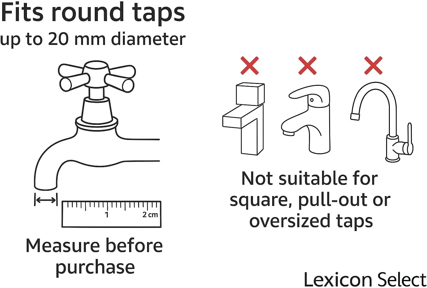 سری دوش تک شیر - قابل استفاده بر روی شیرهای مخلوط یا شیرهای تک آب گرم یا سرد