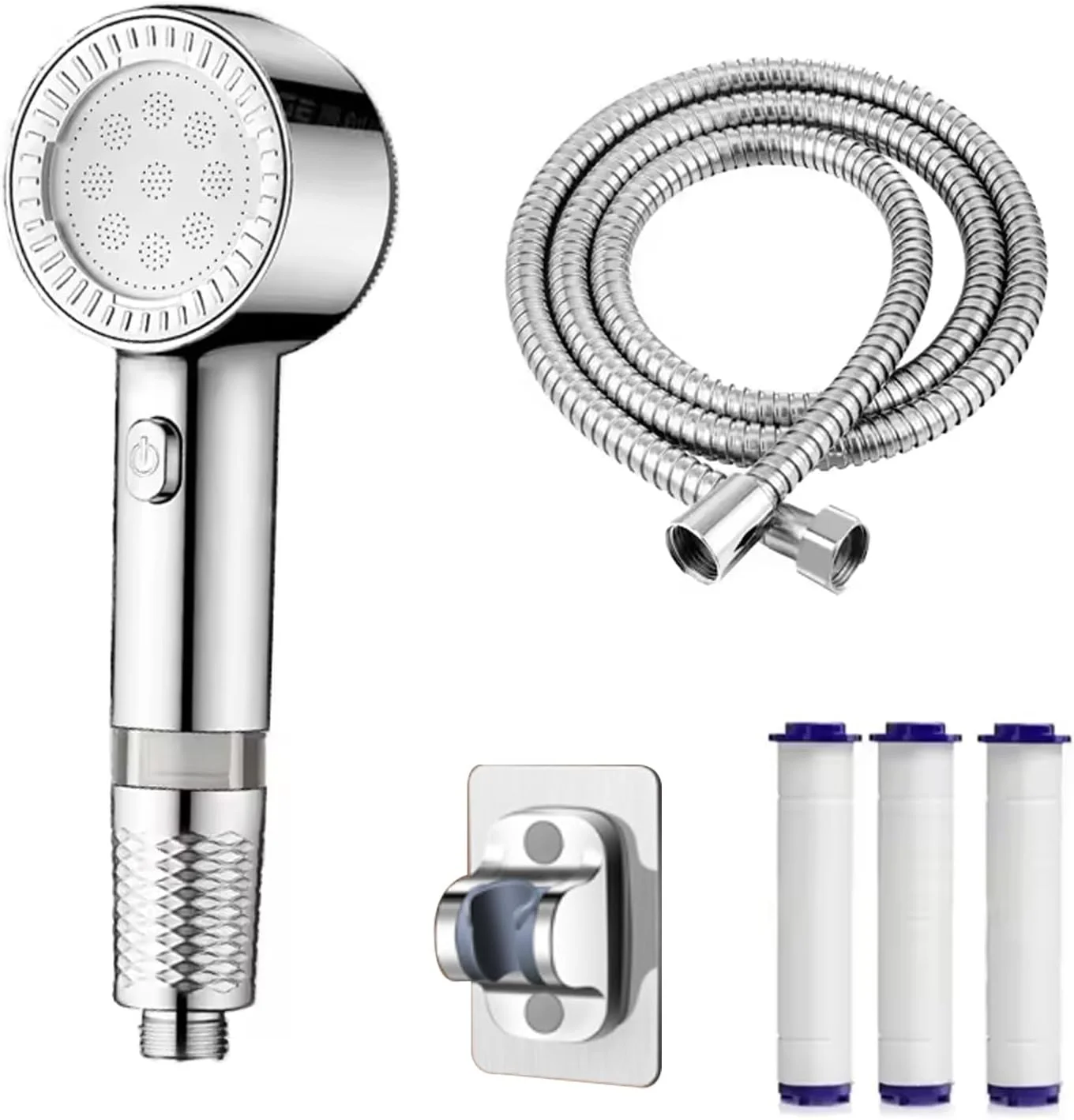 دوش دستی RV Lukione با شلنگ، دوش دستی فشار قوی فوق العاده برای کمپر/RV، تریلر مسافرتی، موتورخانه و قایق برای صرفه جویی در آب، نگهدارنده دوش دستی و حلقه راهنمای شلنگ، کروم دوش دستی RV Lukione با شلنگ، دوش دستی فشار قوی فوق العاده برای کمپر/RV، تریلر مسافرتی، موتورخانه و قایق برای صرفه جویی در آب، نگهدارنده دوش دستی و حلقه راهنمای شلنگ، کروم