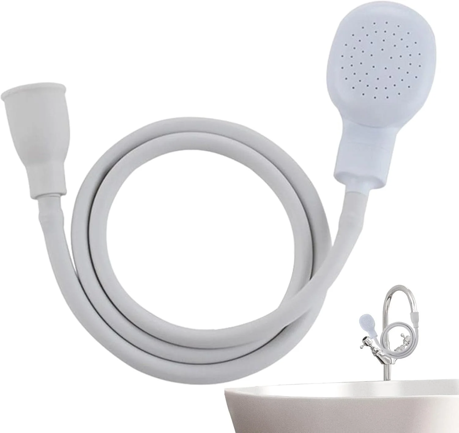 سر دوش اسپری حیوانات خانگی، اسپری چند منظوره سگ برای شیر ​​آب وان حمام، دوش دستی قابل حمل، سر دوش مناسب برای وان حمام برای فروشگاه حیوانات خانگی یا آرایشگاه