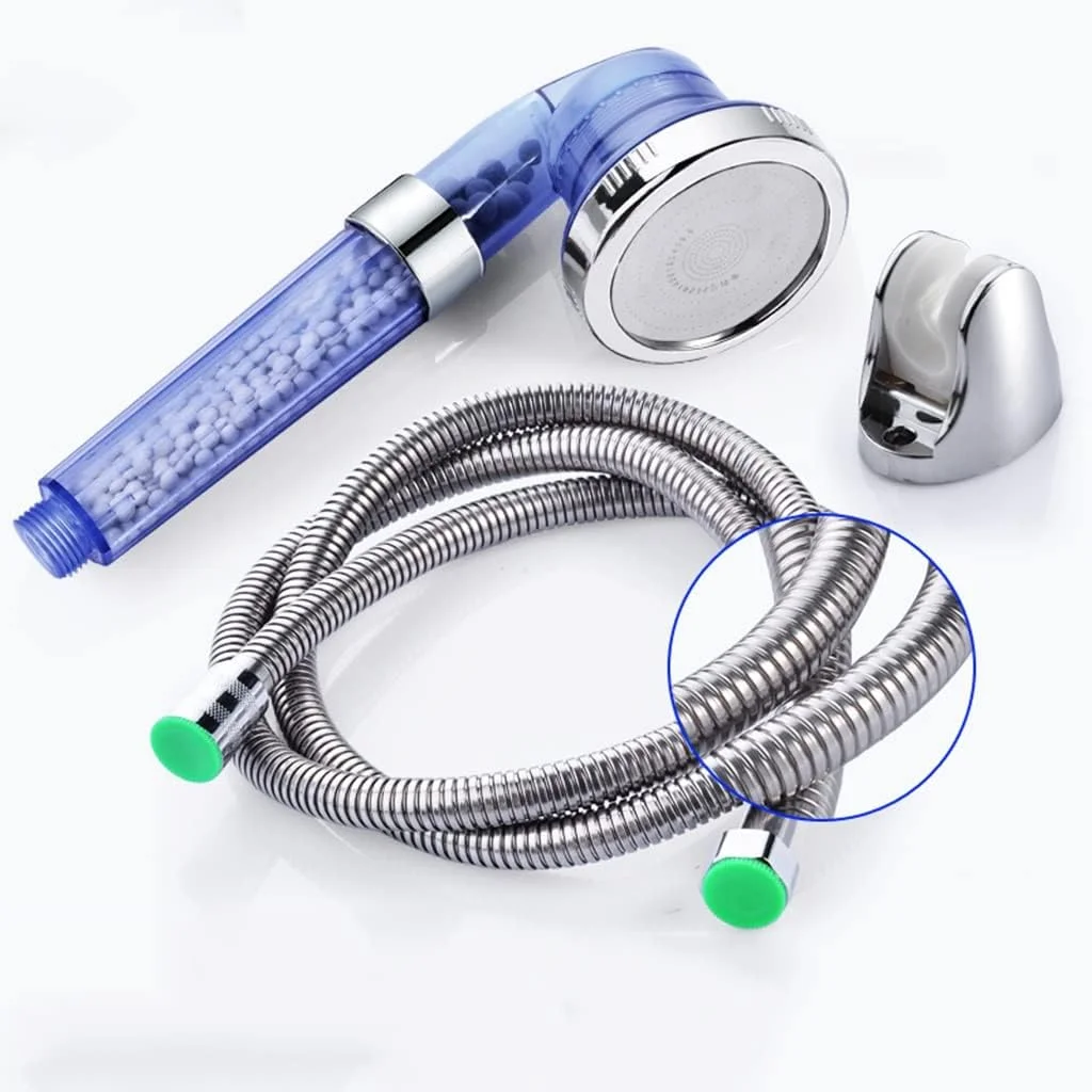 سردوش یون منفی گل، سردوش فشار قوی با شلنگ 150 سانتی متری، ست دوش حمام با 3 حالت اسپری، سردوش دستی برای حیوانات خانگی و کودکان