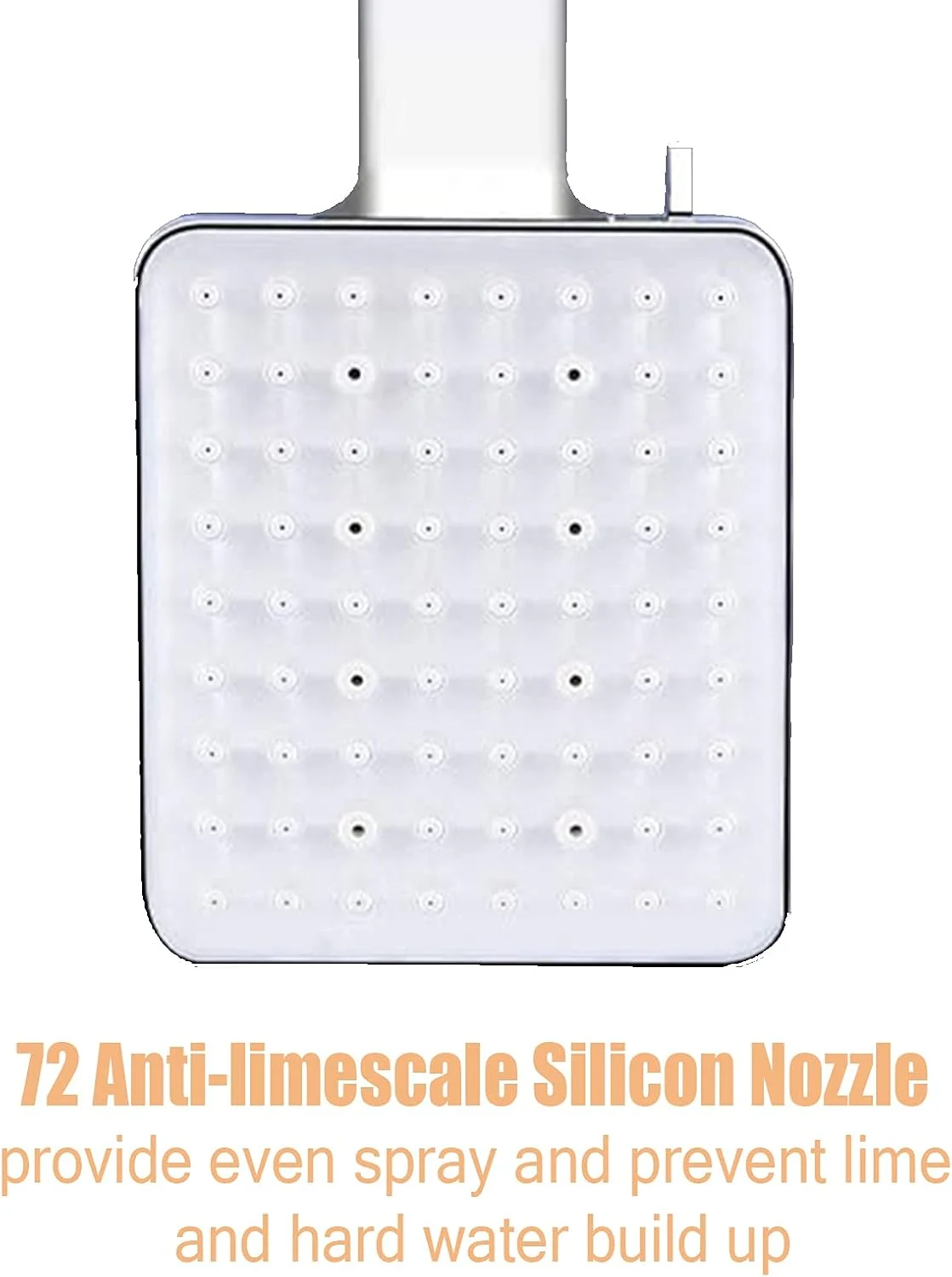 سردوش حمام OUNA، سردوش دستی فشار قوی با شلنگ 1.5 متری، پایه چرخان 360 درجه، 6 حالت اسپری، سردوش قابل تنظیم حمام، سردوش بارانی کروم براق (G1/2)