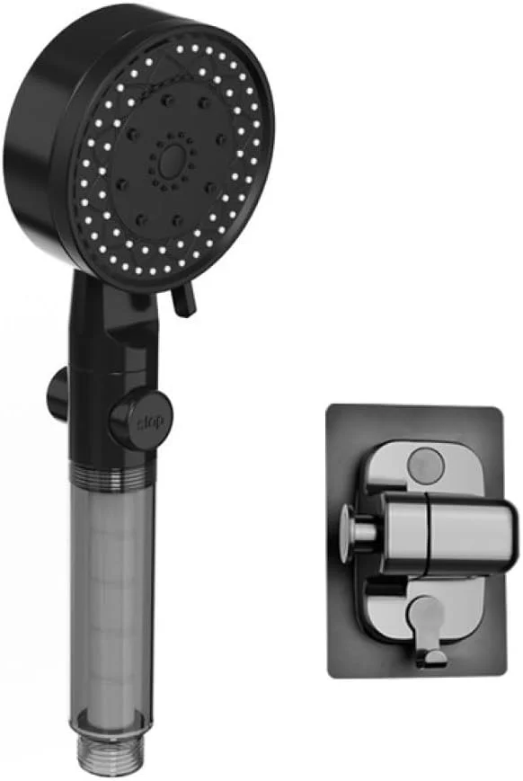 سردوش فیلتردار فشار قوی PEKITI با 10 حالت مختلف، دکمه توقف آب، مناسب حمام، سردوش دستی قابل حمل، نازل دوش، ست پایه دوش A، 1 عدد