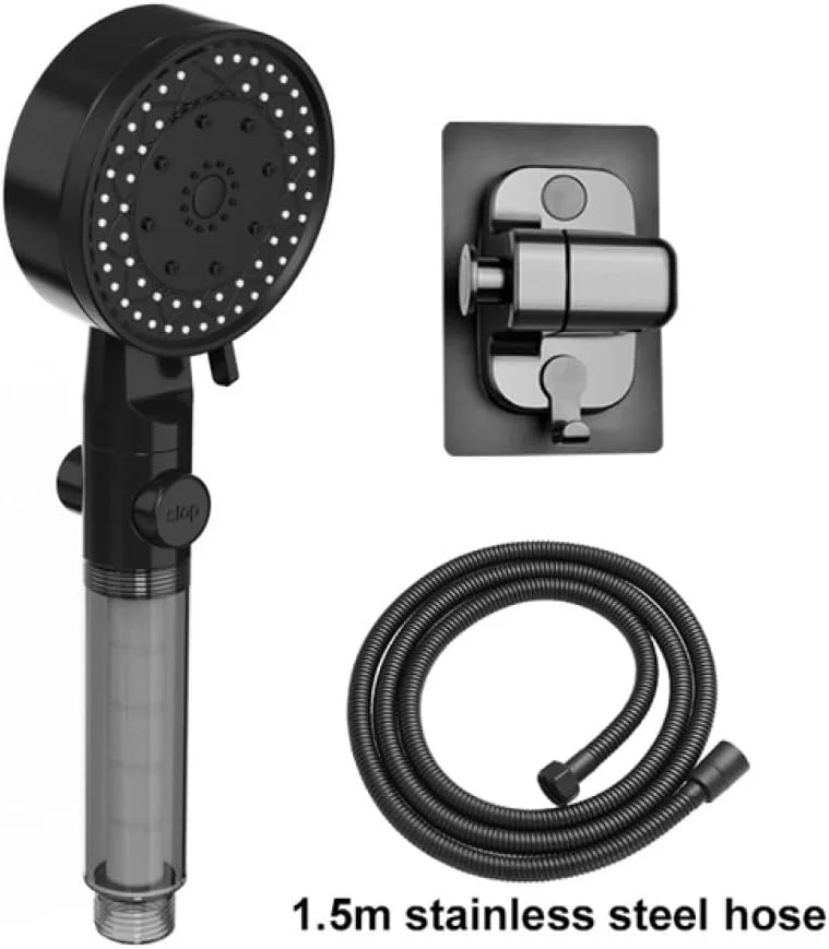 سر دوش فیلتردار فشار قوی PEKITI با 10 حالت مختلف، دارای دکمه توقف آب، مناسب حمام، سر دوش دستی قابل حمل، نازل دوش، ست سر دوش A,1
