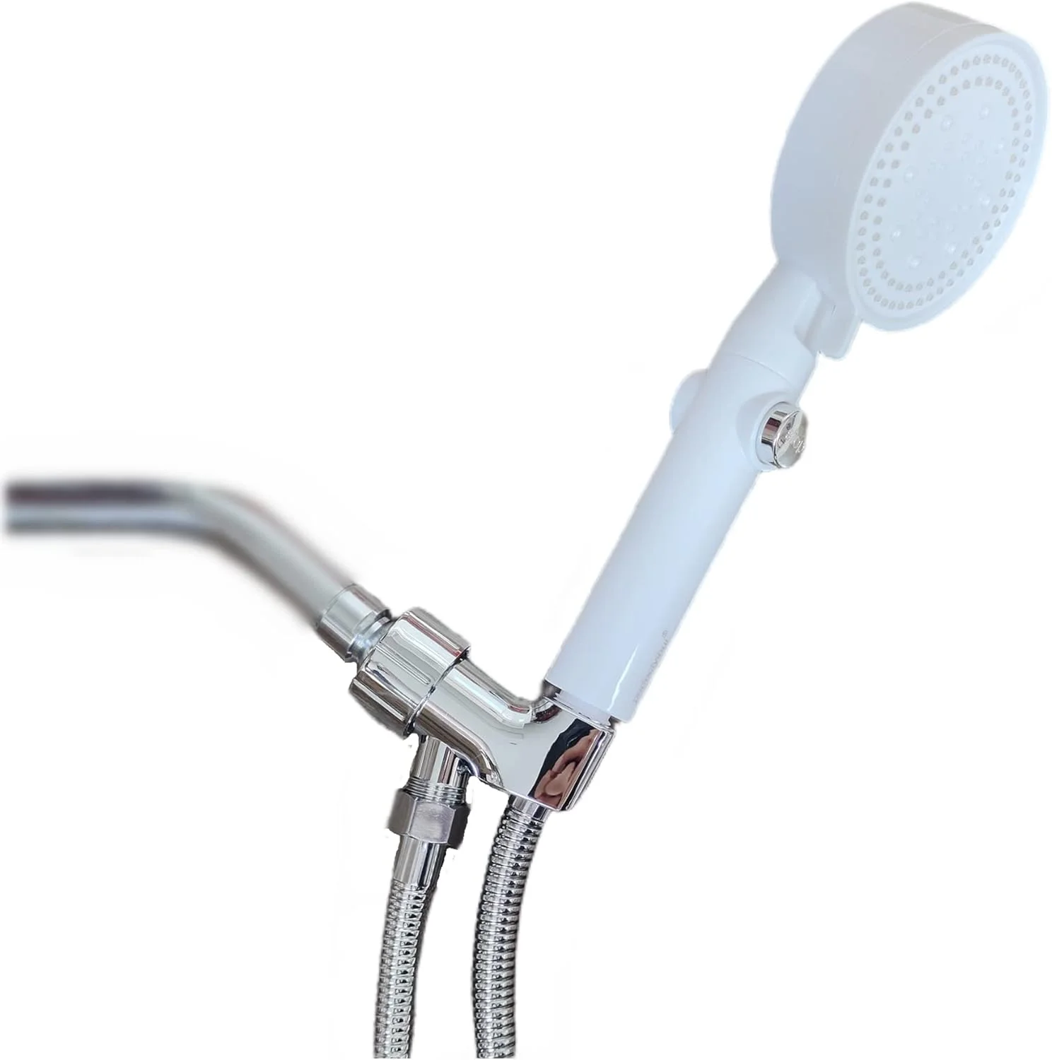 سردوش دستی پرفکتیهویی با 7 حالت پاشش، شلنگ استیل ضد زنگ بسیار بلند 2 متری و اتصالات برنجی قابل تنظیم (سفید) سردوش دستی پرفکتیهویی با 7 حالت پاشش، شلنگ استیل ضد زنگ بسیار بلند 2 متری و اتصالات برنجی قابل تنظیم (سفید)