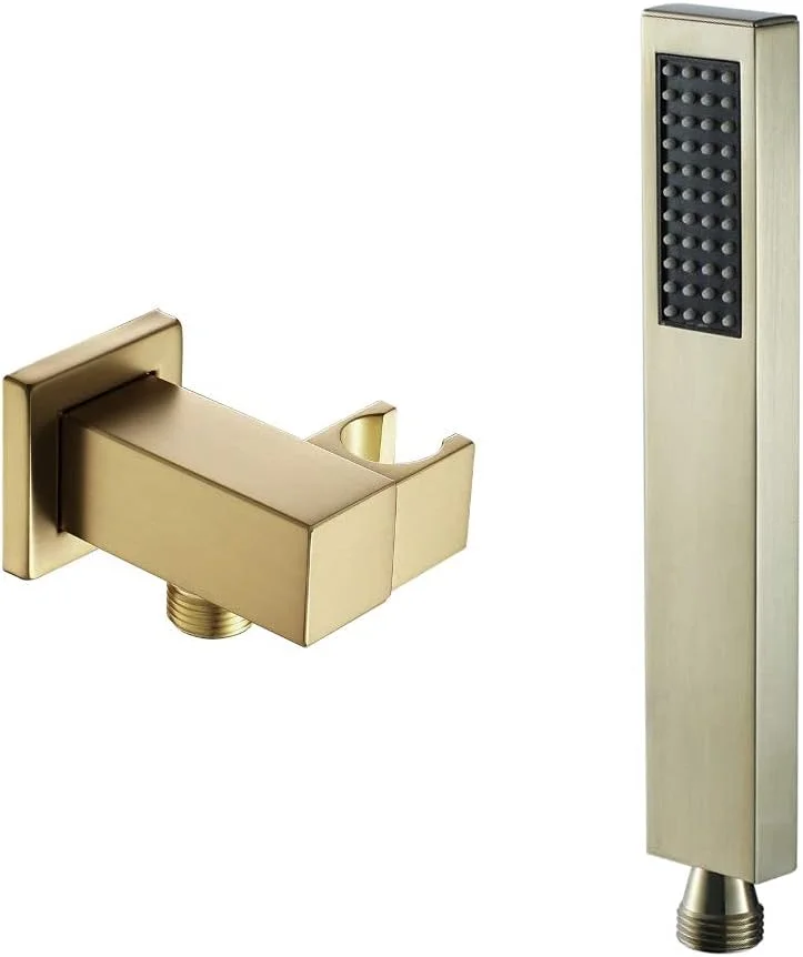 مجموعه سردوش دستی و شلنگ، نصب دیواری دوش دستی با نگهدارنده دوش، اسپری دوش صرفه جویی در آب و شلنگ استیل 1.5 متری