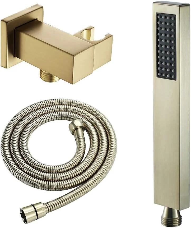 مجموعه سردوش دستی و شلنگ، نصب دیواری دوش دستی با نگهدارنده دوش، اسپری دوش صرفه جویی در آب و شلنگ استیل ضد زنگ 1.5 متری