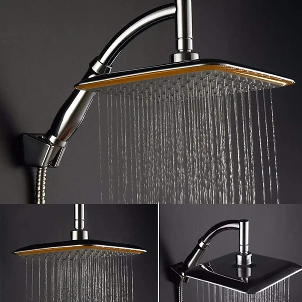 سردوش حمام بارانی صرفه جویی در آب پالی فلای 9 اینچی با فیلتر و بازوی دوش - تک