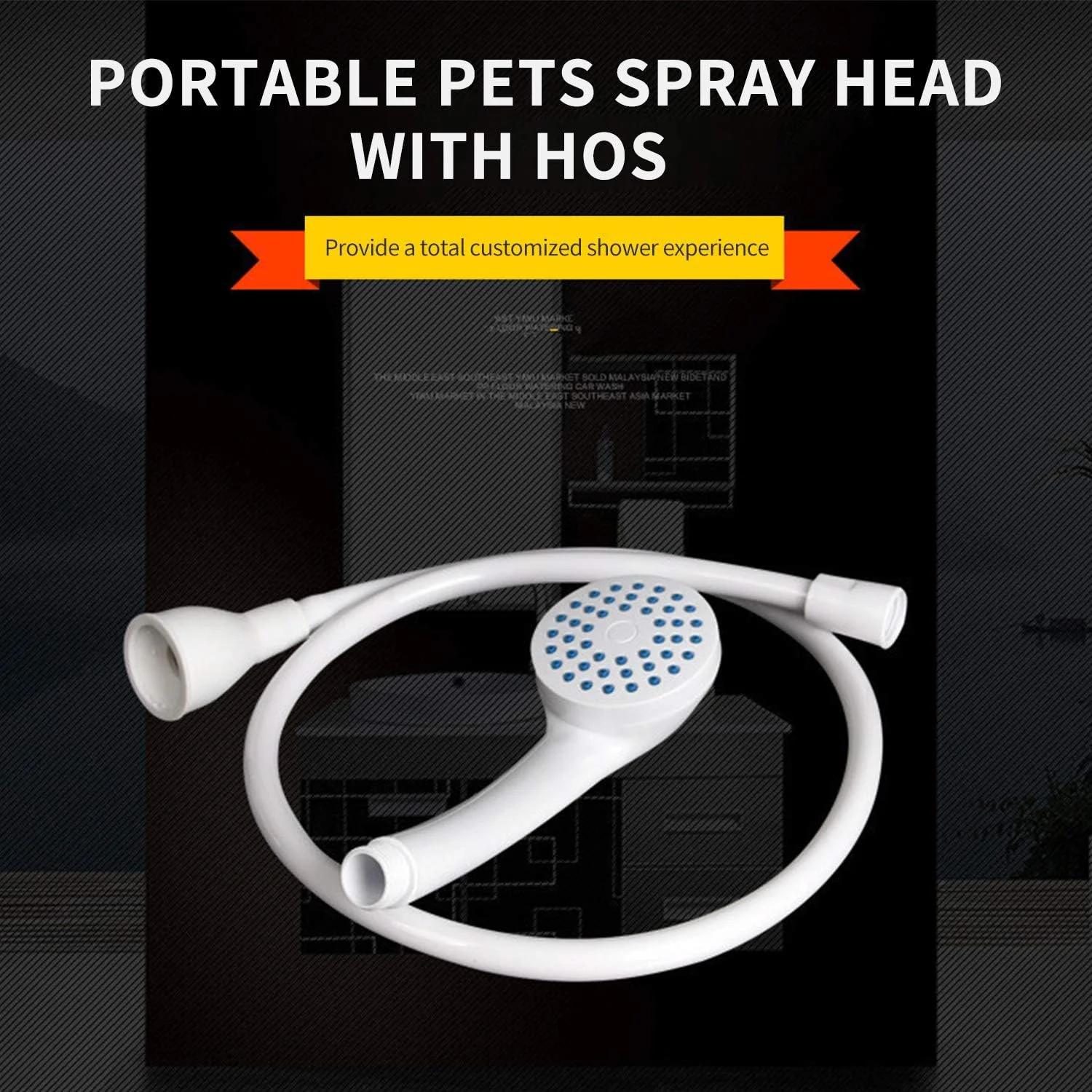 سردوش سیار هلمی با شلنگ، سردوش دستی حمام، سردوش فشار قوی برای حمام کردن نوزاد، حیوانات خانگی، شستن مو، آبکشی سبزیجات، سینک ظرفشویی