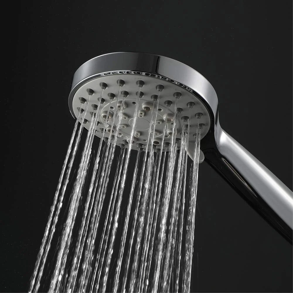 سردوش حمام با جریان قابل تنظیم فشار قوی، سردوش دستی با 5 حالت اسپری، سردوش جهانی حمام با نصب آسان