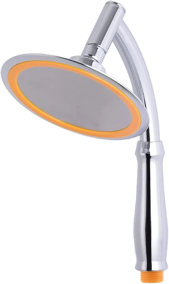 سردوش حمام بزرگ گرد بارانی قابل تنظیم 360 درجه با فشار قوی 6 اینچی