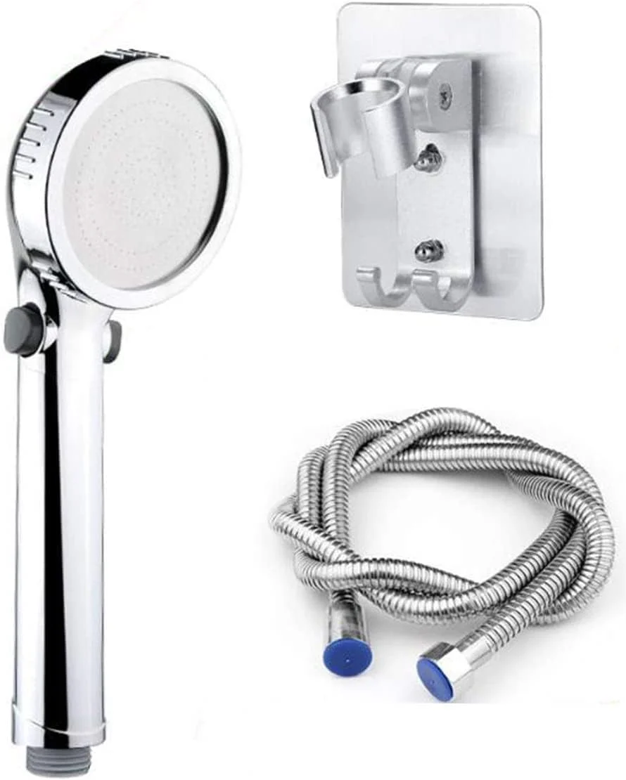 سردوش حمام دستی با فشار بالا با کلید روشن/خاموش مکث، سردوش صرفه جویی در آب 3 حالته، لوازم جانبی حمام با روکش کروم سردوش حمام دستی با فشار بالا با کلید روشن/خاموش مکث، سردوش صرفه جویی در آب 3 حالته، لوازم جانبی حمام با روکش کروم