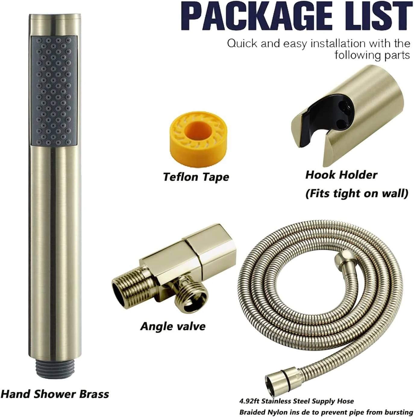 سری دوش حمام فشار قوی با شلنگ و پایه - سر دوش جایگزین سری دوش حمام فشار قوی با شلنگ و پایه - سر دوش جایگزین