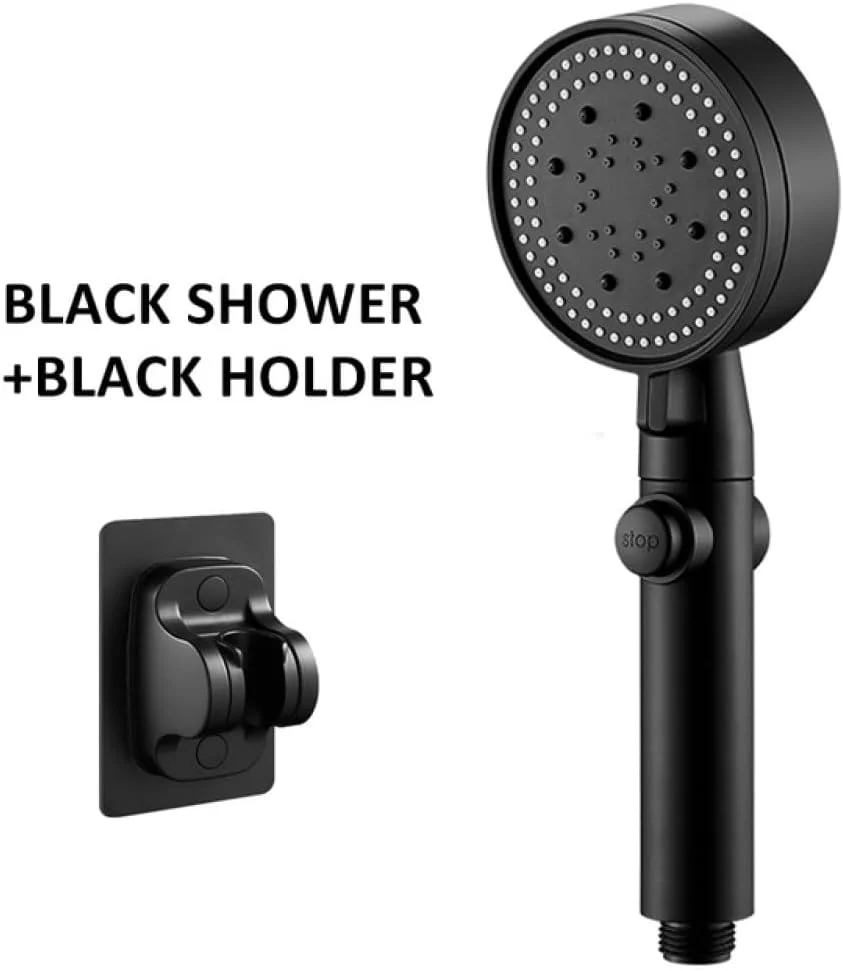 دوش دستی پرفشار با شلنگ، سر دوش جداشدنی با 6 حالت اسپری، لوازم جانبی نازل اسپری دستی، D، 1 دوش دستی پرفشار با شلنگ، سر دوش جداشدنی با 6 حالت اسپری، لوازم جانبی نازل اسپری دستی، D، 1