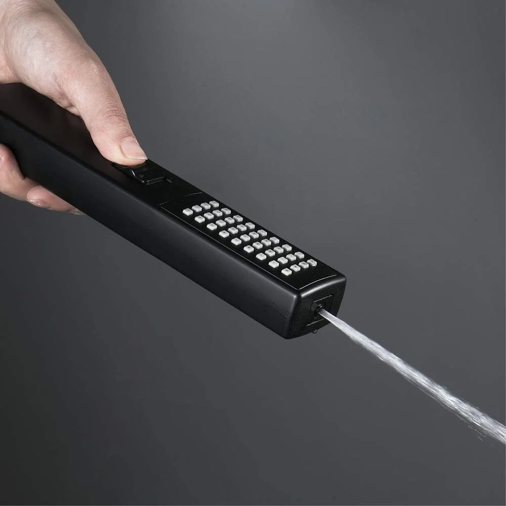 سری دوش دستی فشار قوی با 2 حالت خروجی آب، به همراه شلنگ 1.5 متری و پایه برنجی کروم