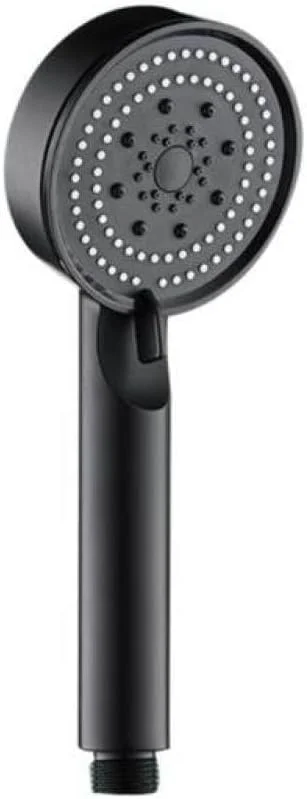 سردوش حمام دستی با فشار قوی و صرفه جویی در آب، دارای 5 حالت اسپری، نازل اسپری دستی، لوازم جانبی حمام، مشکی، 1 عدد