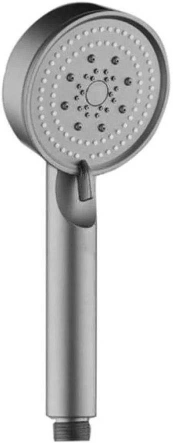 سردوش حمام فشار قوی صرفه جویی در آب، سردوش بارانی دستی با 5 حالت اسپری، نازل اسپری دستی، لوازم جانبی حمام، خاکستری، 1 عدد