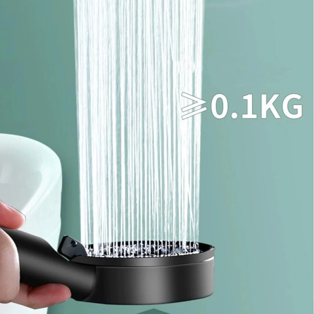 سردوش حمام فشار قوی صرفه جویی در آب، سردوش بارانی دستی با 5 حالت اسپری، نازل اسپری دستی، لوازم جانبی حمام، خاکستری، 1 عدد