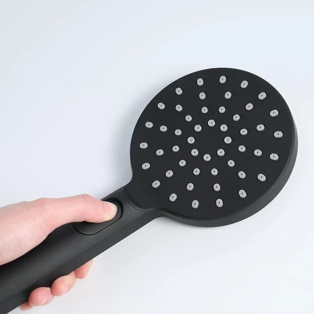 سردوش دستی فشار قوی X با سه حالت، کیت سردوش دستی مشکی، سردوش دستی مدرن با شلنگ و براکت برنجی