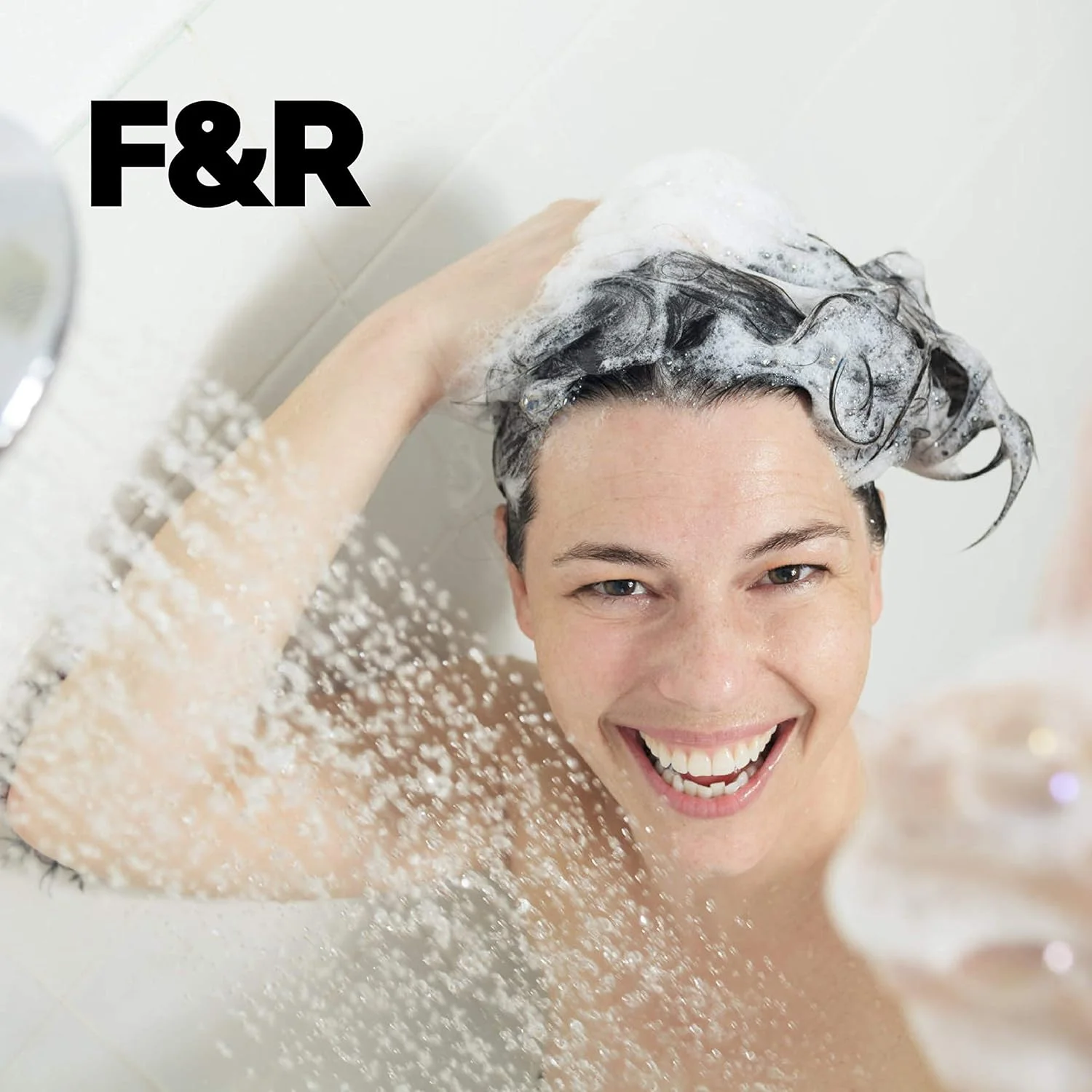 سر دوش دستی فشار قوی F&R با قطر 3.3 اینچ و 3 حالت پاشش مدل AR1H302-F01CP