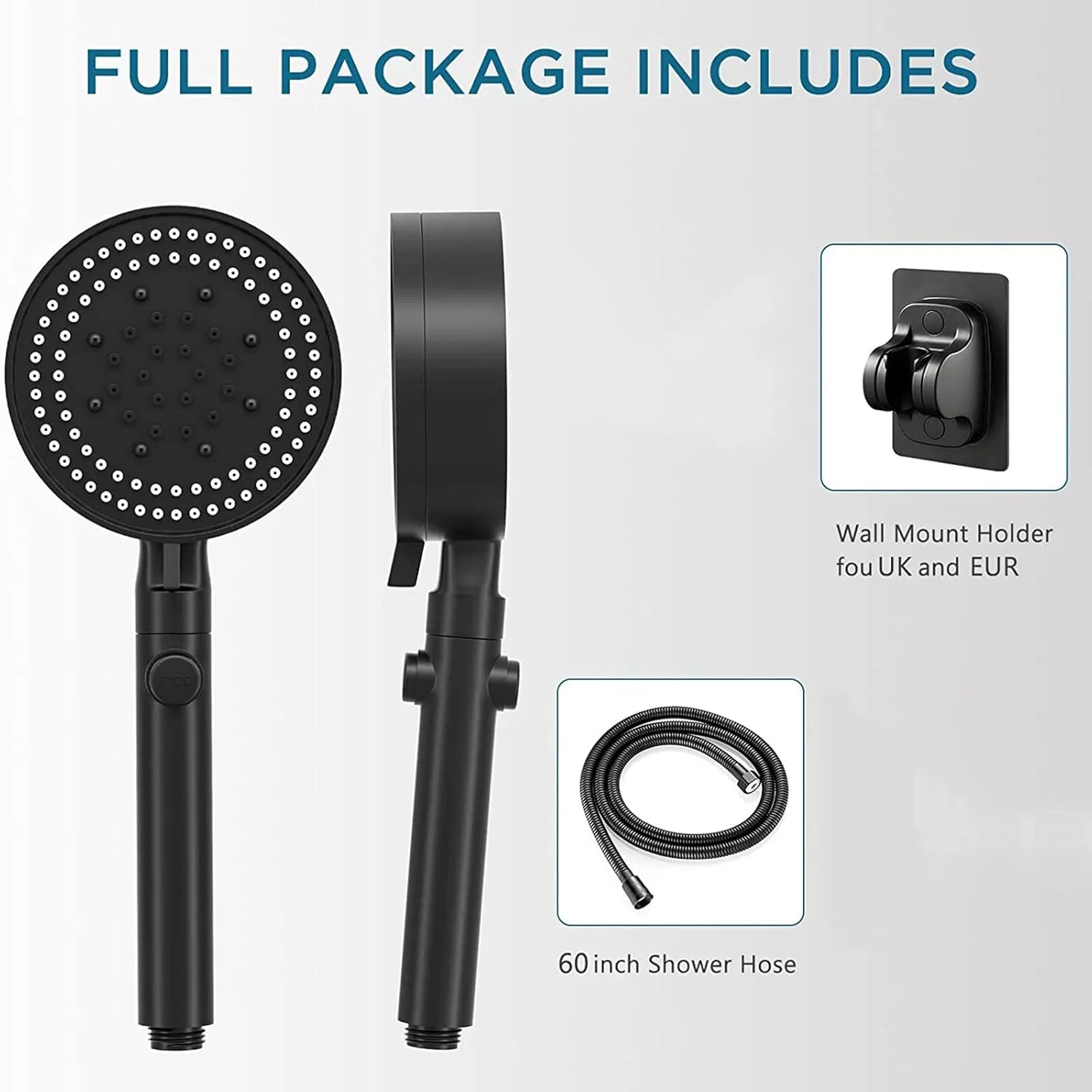 سردوش حمام پرفشار با دوش دستی، سردوش دستی با جریان بالا برای حمام، سردوش دستی توربو فن، سردوش ثابت بارانی پرفشار