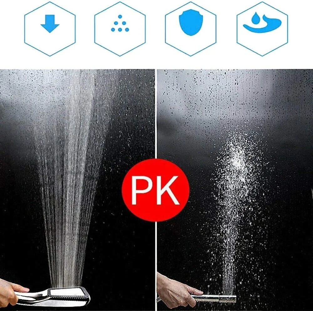 سردوش حمام دستی با 300 سوراخ، فشار قوی و صرفه جویی در آب سردوش حمام دستی با 300 سوراخ، فشار قوی و صرفه جویی در آب