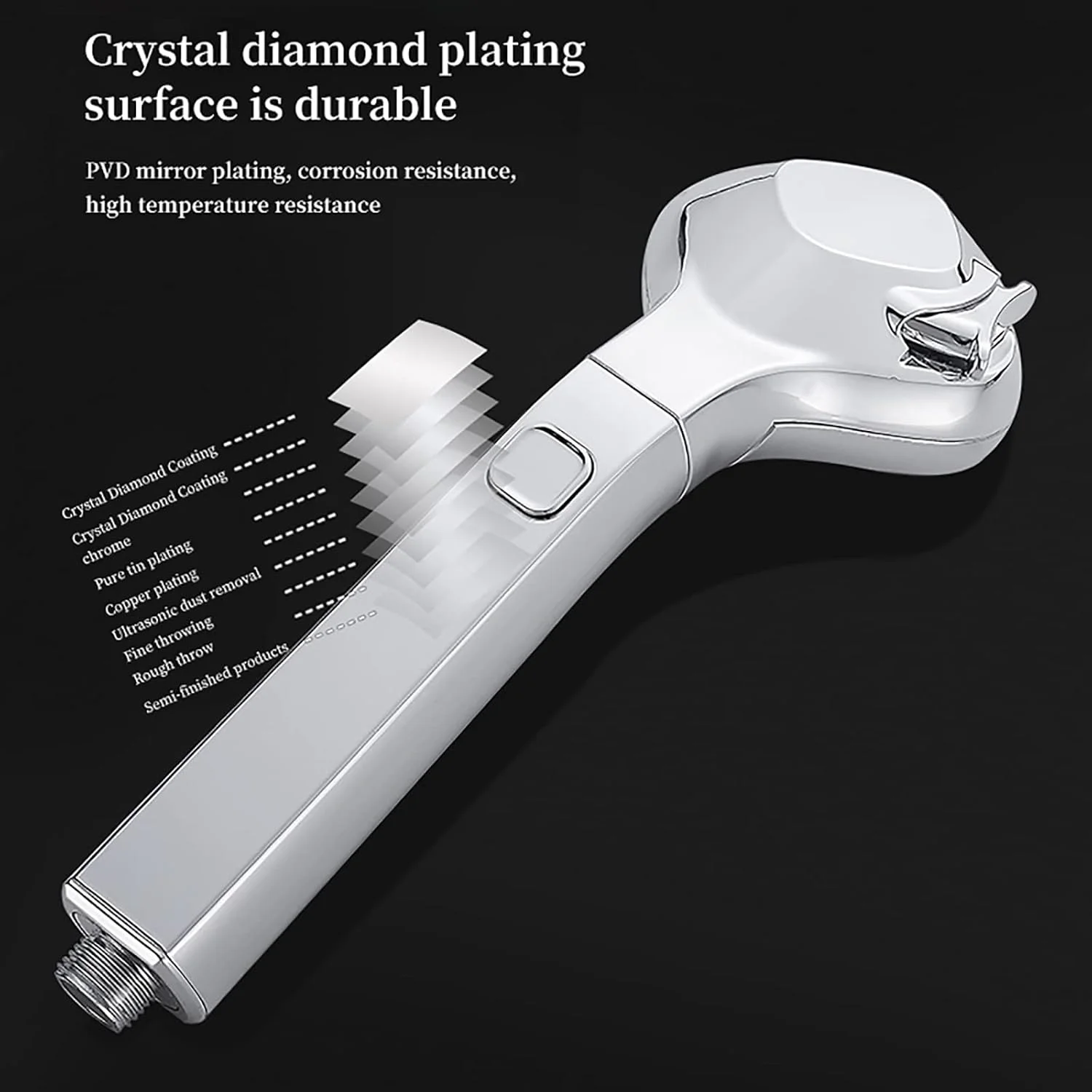 سردوش حمام دستی توربو فن با فشار بالا، سردوش دستی، سردوش، سردوش حمام دستی با جریان بالا، سردوش ثابت بارانی با فشار بالا