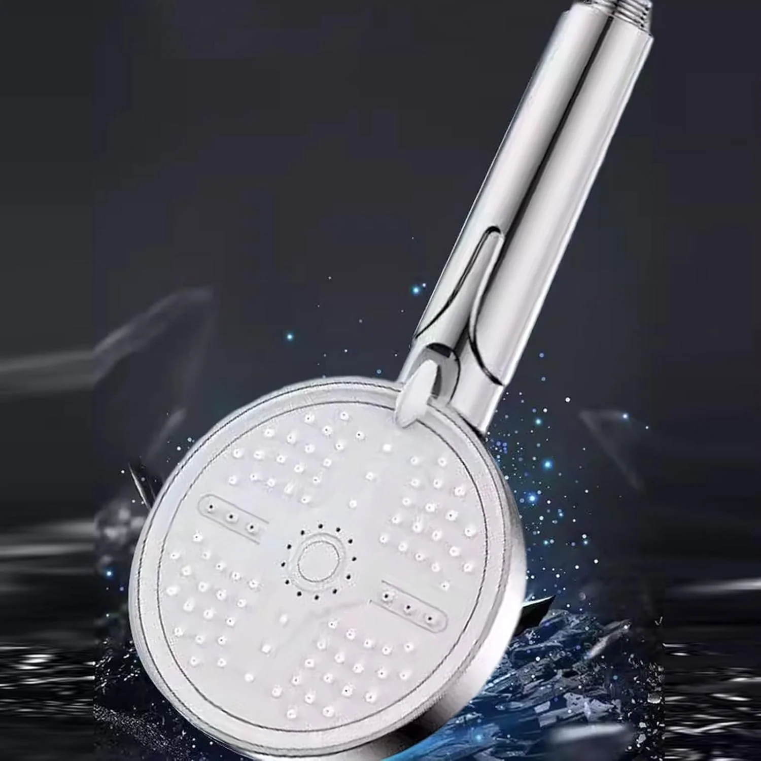 سردوش حمام فشار قوی | سردوش دستی تقویت کننده فشار - دارای 5 حالت مختلف پاشش آب مناسب برای آپارتمان، خوابگاه، هتل، منزل، تمیزکاری، شستشو و استحمام