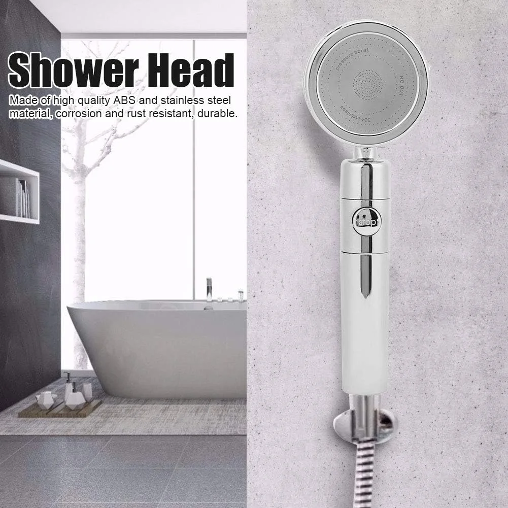 سردوش حمام فشار قوی، سردوشی دستی، سردوش با رزوه G1/2 اینچ، اسپری سردوش دستی قابل تنظیم با 3 حالت برای لوازم جانبی حمام