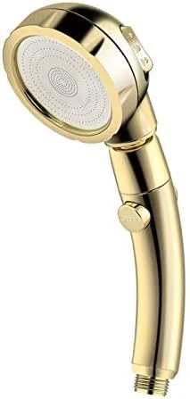 سردوش حمام دستی با فشار قوی، قابل تنظیم در 3 سطح (رنگ: خاکستری) (خاکستری)