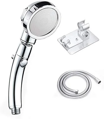 سردوش حمام دستی با فشار قوی، 3 حالت قابل تنظیم (رنگ: خاکستری) (تک رنگ)