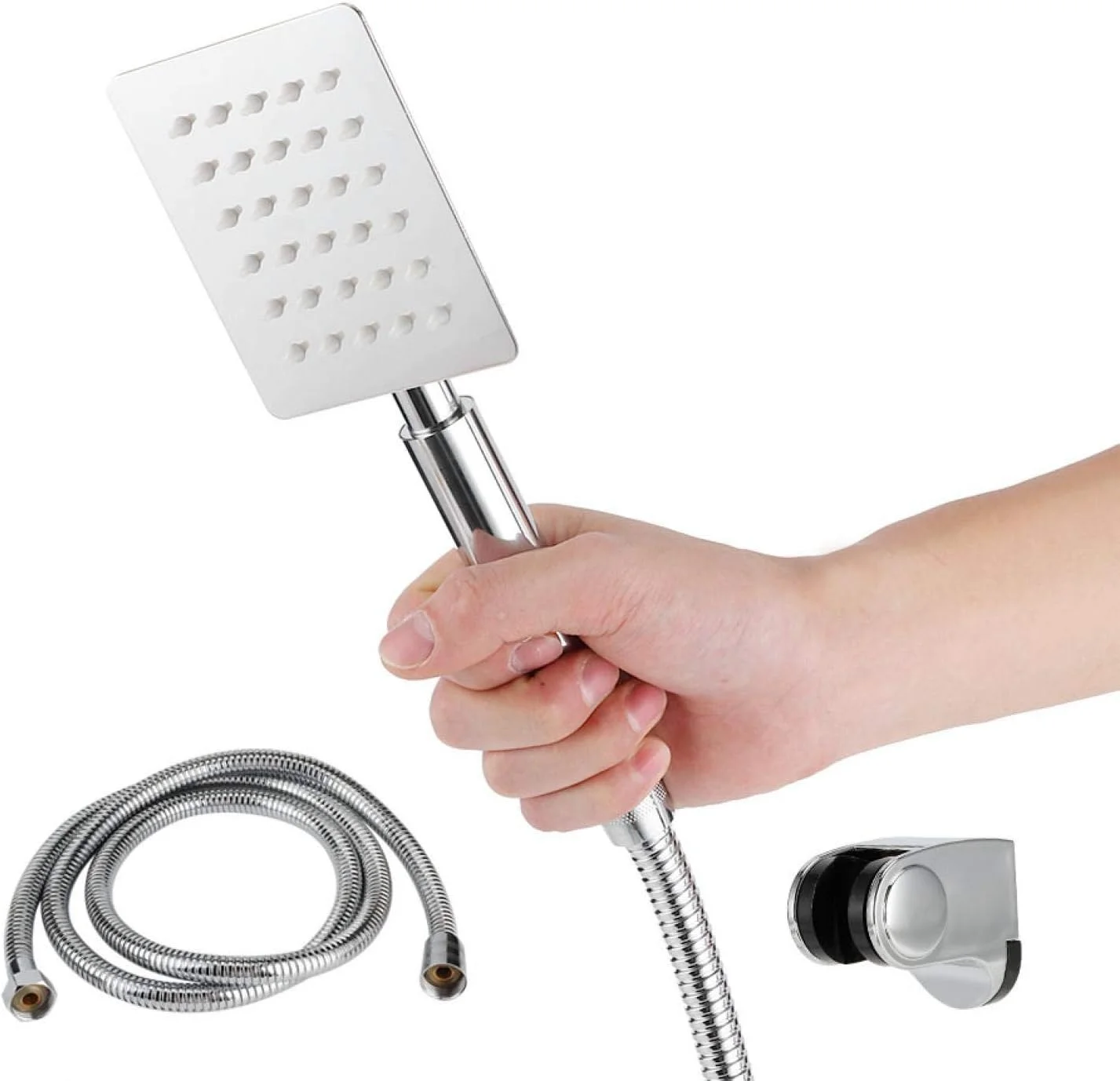 سردوش حمام فشار قوی، اسپری دوش حمام، سردوش دستی با رزوه G1/2 اینچ، اسپری دوش فشار قوی برای سیستم دوش حمام (C)