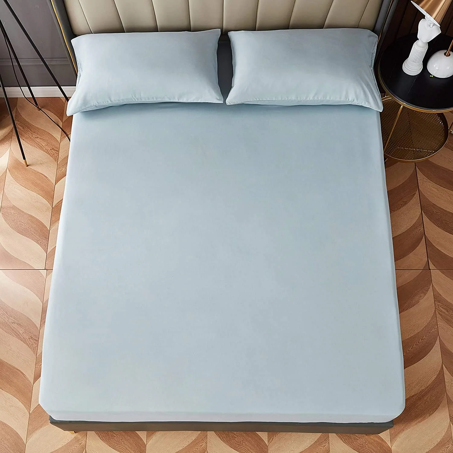 ست ملحفه سه تکه رها لایف سایز کینگ میکروفایبر آبی آسمانی 200X200+30 سانتی متر 41042 آبی آسمانی ست ملحفه سه تکه رها لایف سایز کینگ میکروفایبر آبی آسمانی 200X200+30 سانتی متر 41042 آبی آسمانی