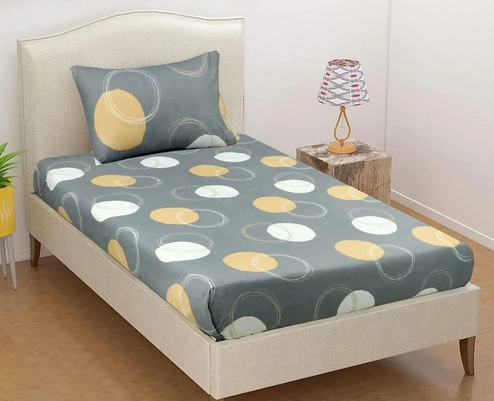 ست ملحفه یک نفره شیک 2 تکه شامل 1 عدد ملحفه 160x230 سانتی متر و 1 عدد روبالشتی 50x75 سانتی متر، پلی استر، طرح و رنگ متنوع، ملحفه تشک یک نفره مناسب اتاق خواب مجردی و اتاق کودک ست ملحفه یک نفره شیک 2 تکه شامل 1 عدد ملحفه 160x230 سانتی متر و 1 عدد روبالشتی 50x75 سانتی متر، پلی استر، طرح و رنگ متنوع، ملحفه تشک یک نفره مناسب اتاق خواب مجردی و اتاق کودک