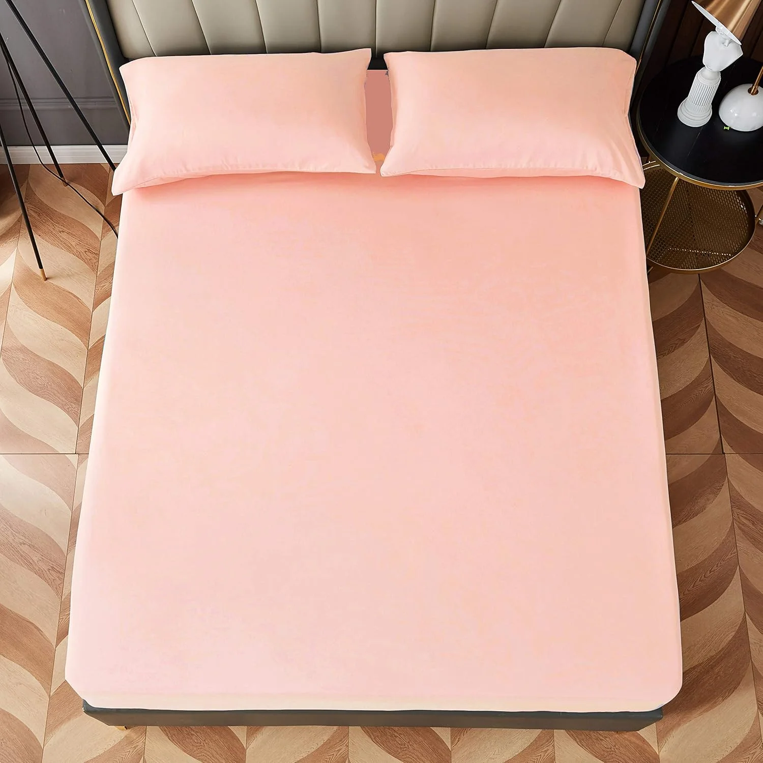 ست ملحفه سه تکه Rahalife سایز کوئین میکروفایبر طوسی 150X200+30 سانتی متر 41035 ست ملحفه سه تکه Rahalife سایز کوئین میکروفایبر طوسی 150X200+30 سانتی متر 41035