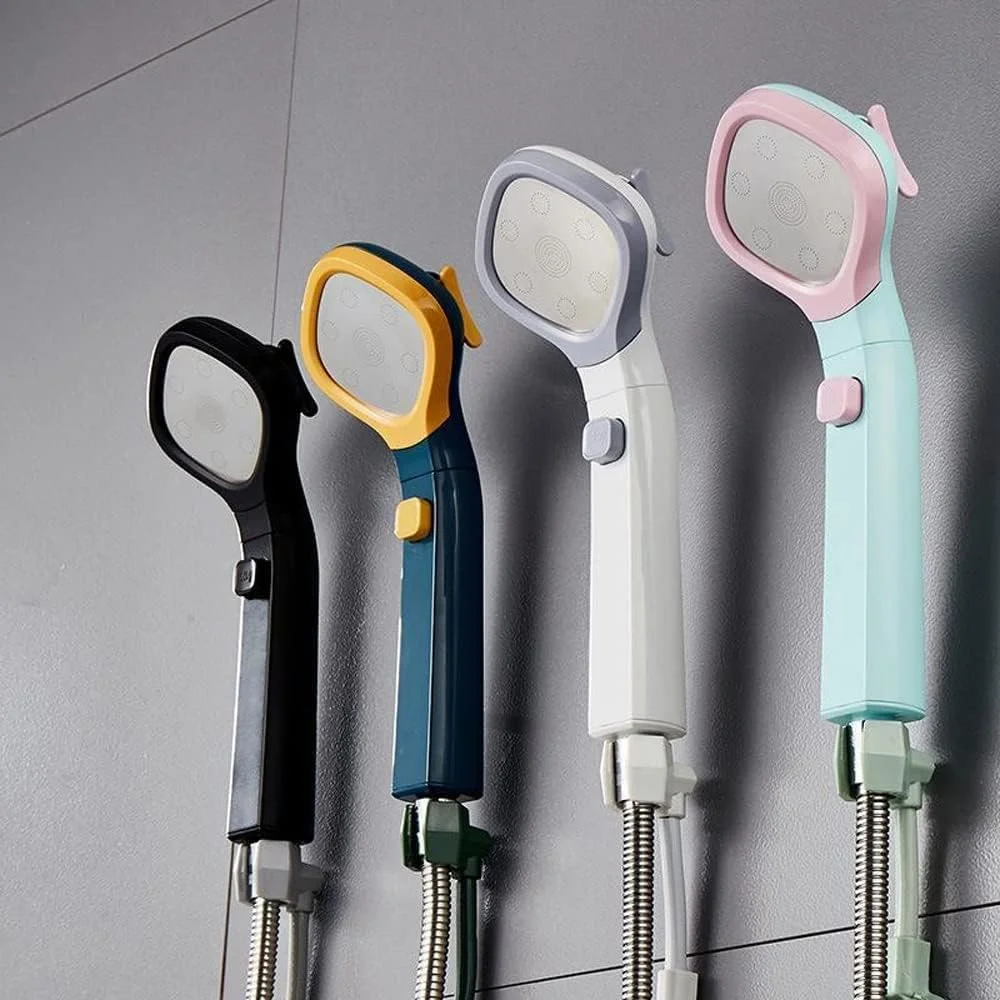 سردوش فشاری با 4 حالت پشتیبانی از قطع آب تک لمسی، سردوش دستی قدرتمند صرفه جویی در آب (رزگلد)