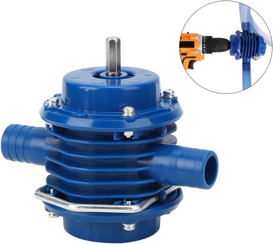 جدیدترین پمپ خود مکش مینیاتوری قابل حمل، پمپ آب کوچک خانگی سانتریفیوژ با قابلیت اتصال به دریل