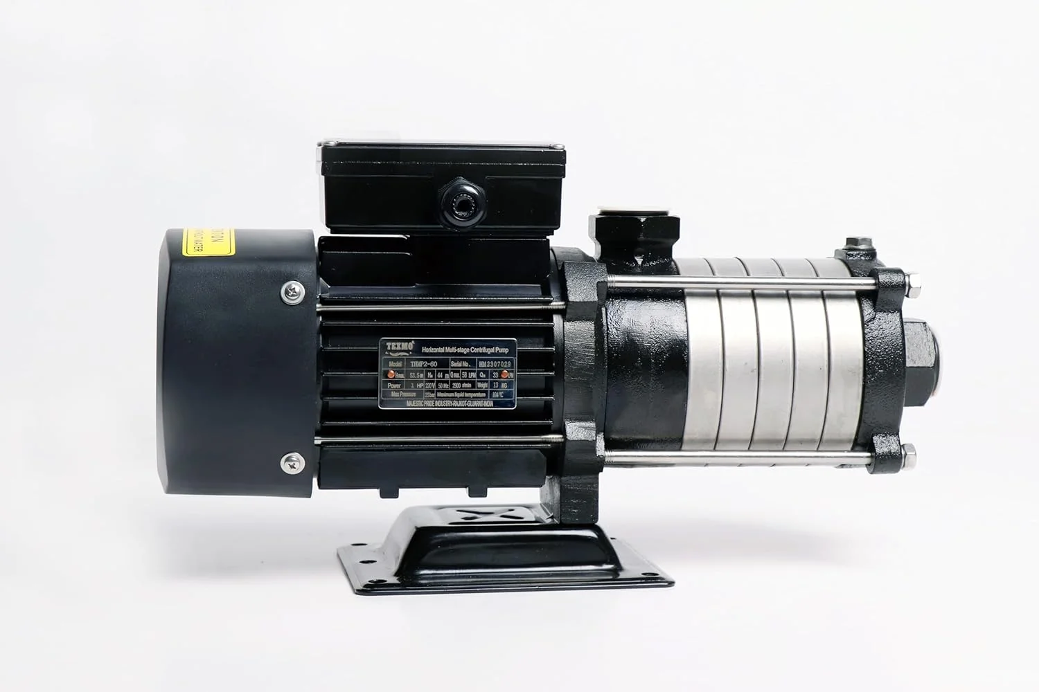 پمپ سانتریفیوژ طبقاتی افقی [1 اسب بخار]