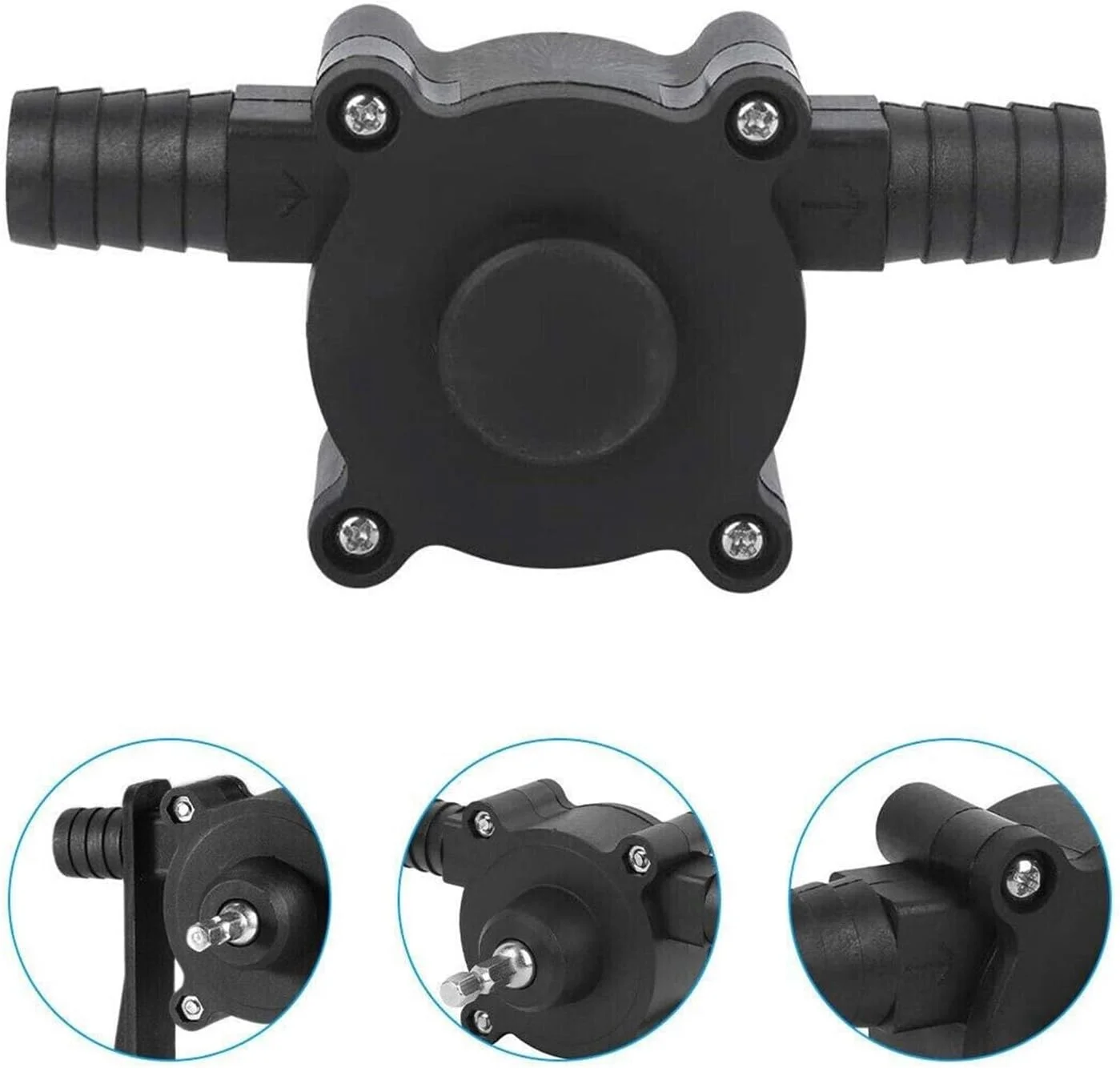 پمپ خود مکش برقی دستی دریل OLONETO، پمپ انتقال مایعات روغن آب، پمپ کوچک خانگی، پمپ آب DC قابل حمل، پمپ گریز از مرکز خود مکش