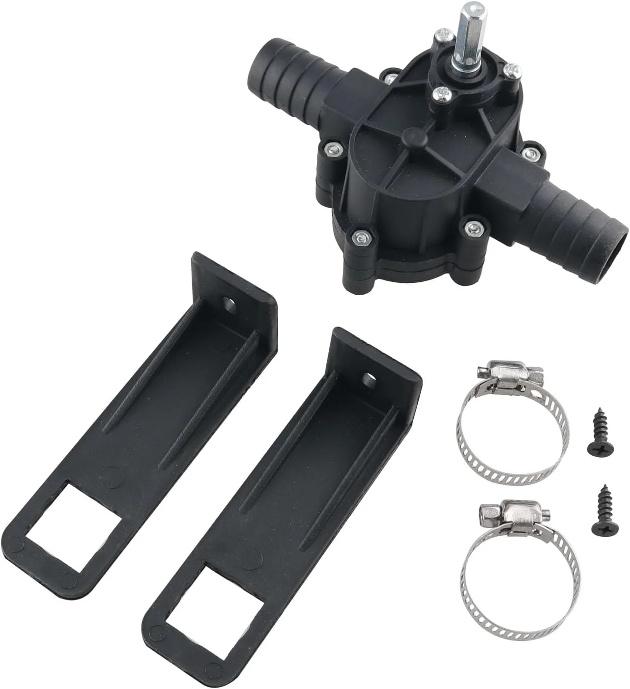 WHYHKJ یک ست پمپ برقی کوچک خانگی، پمپ سانتریفیوژ خود مکش روغن/آب برقی کوچک قابل حمل، پمپ آب DC راحت WHYHKJ یک ست پمپ برقی کوچک خانگی، پمپ سانتریفیوژ خود مکش روغن/آب برقی کوچک قابل حمل، پمپ آب DC راحت