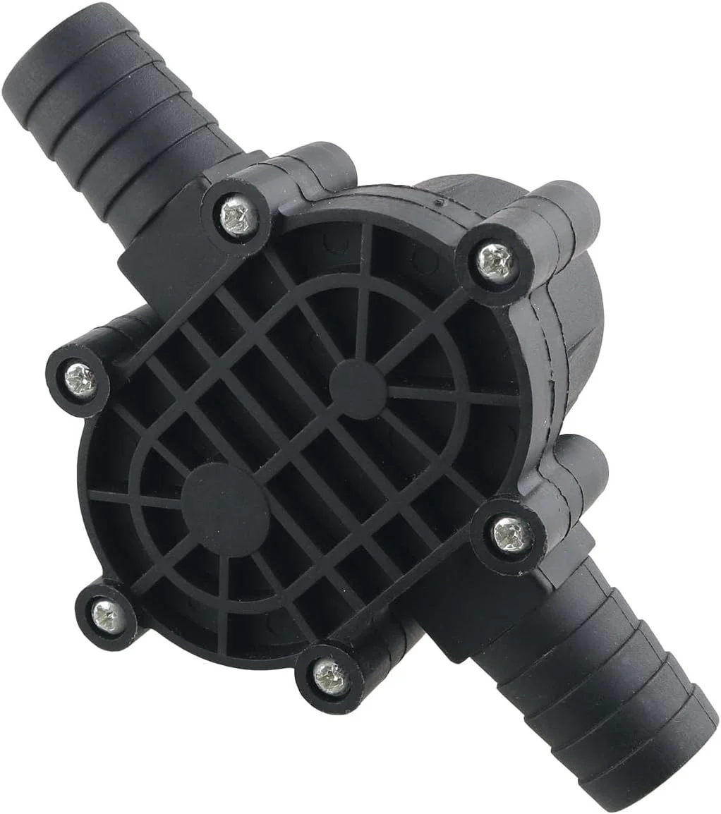 WHYHKJ یک ست پمپ برقی کوچک خانگی، پمپ سانتریفیوژ خود مکش روغن/آب برقی کوچک قابل حمل، پمپ آب DC راحت