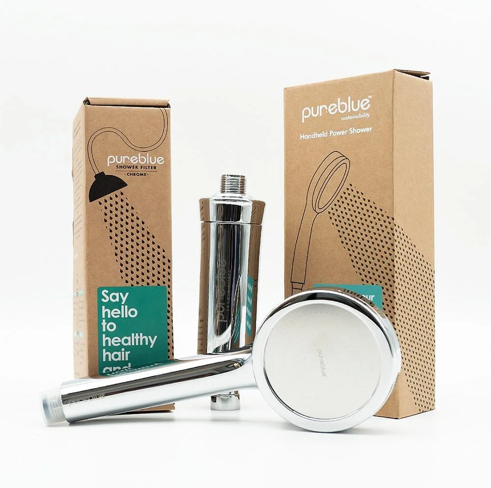 مجموعه دوش عالی پیور بلو - کروم