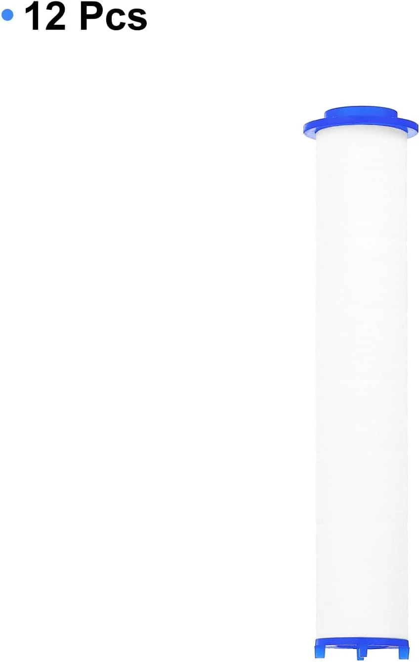 فیلتر سر دوش کوارکزمن 4.5 اینچی، کارتریج فیلتر پنبه ای PP، جایگزین نازل دوش دستی فشار قوی، بسته 12 عددی