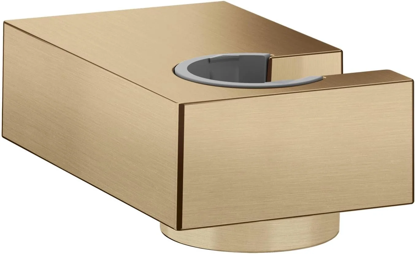 نگهدارنده سردوش دستی هانسگروهه مدل Porter E با نصب آسان، طراحی مدرن و رنگ برنز برس خورده، 28387141