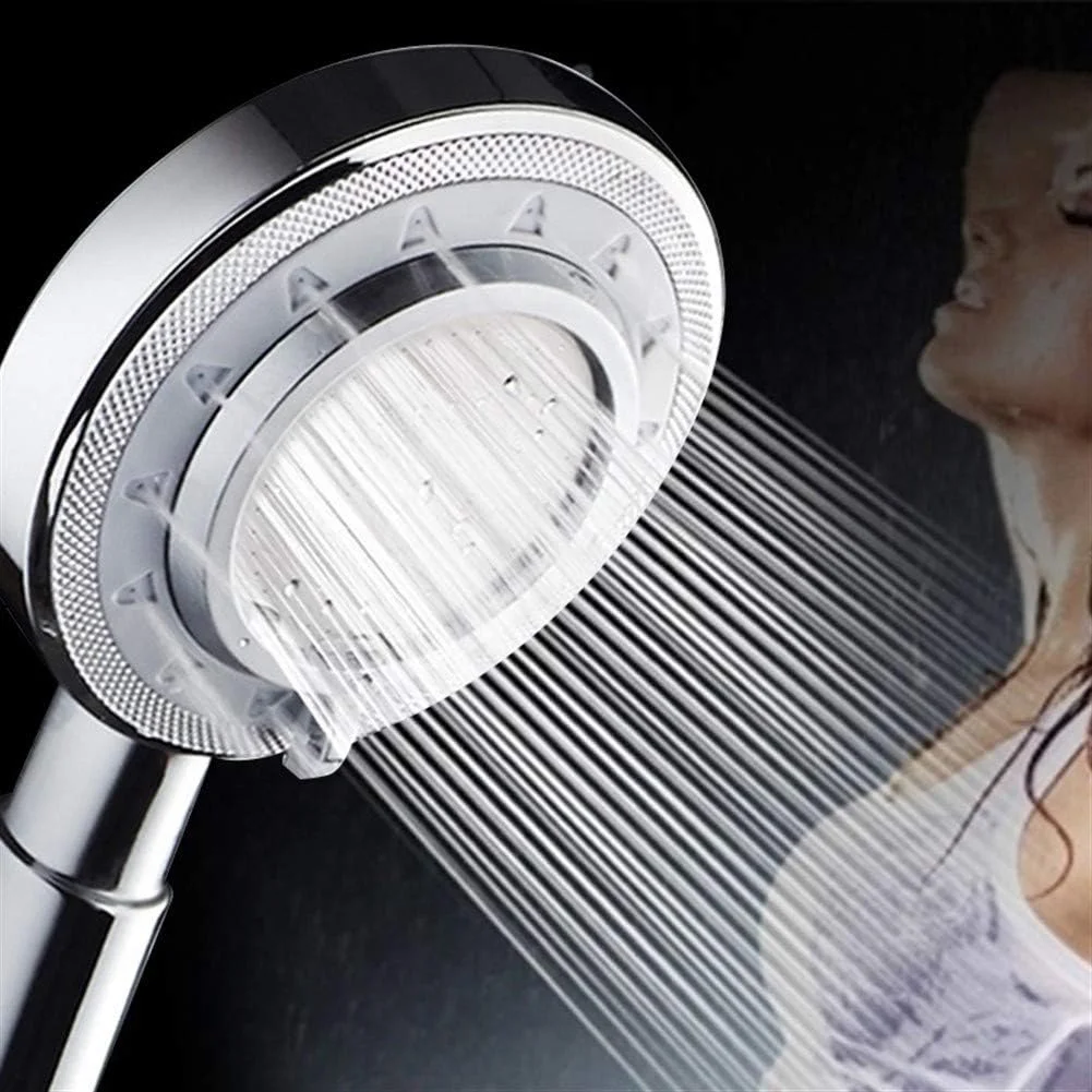 سردوش حمام فلزی آلومینیومی RUNGUANG LIGHTS، سردوش دستی تقویت کننده فشار قوی، نازل دوش بارانی قابل شستشو، آبپاش حمام
