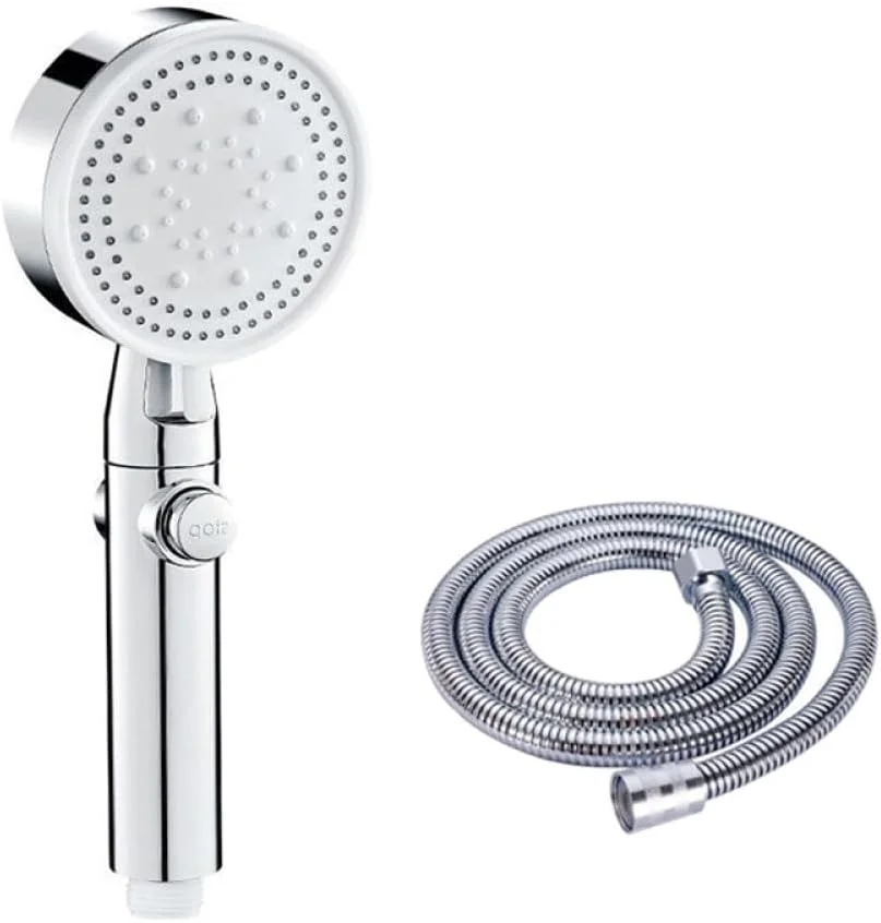 دوش دستی پرفشار با شلنگ، سر دوش جداشدنی با 6 حالت پاشش، لوازم جانبی نازل اسپری دستی، A,1