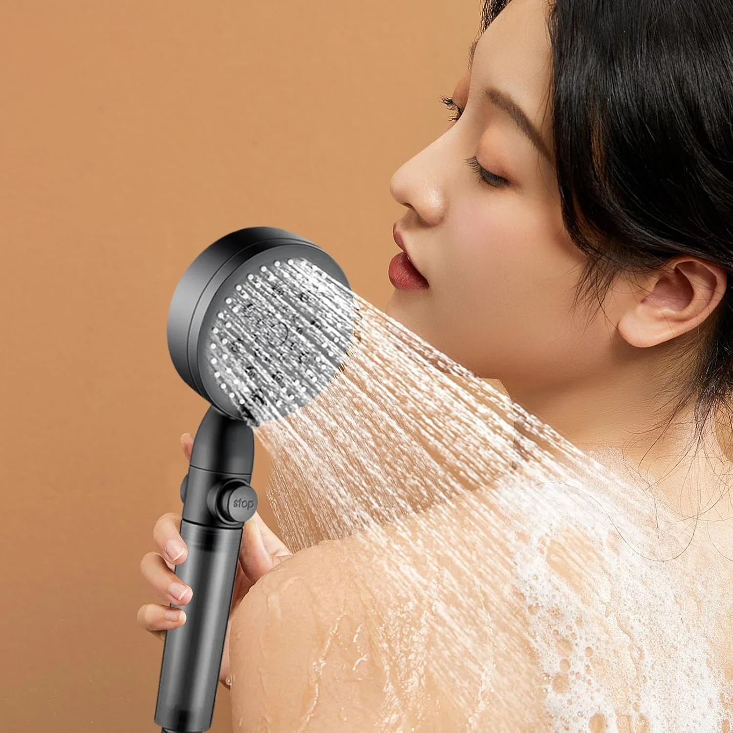 سردوش فیلتردار برای آب سخت - سردوش دستی فیلتردار، لوازم جانبی حمام برای حیوانات خانگی، مناسب برای کمپینگ، آپارتمان، خوابگاه، و هتل