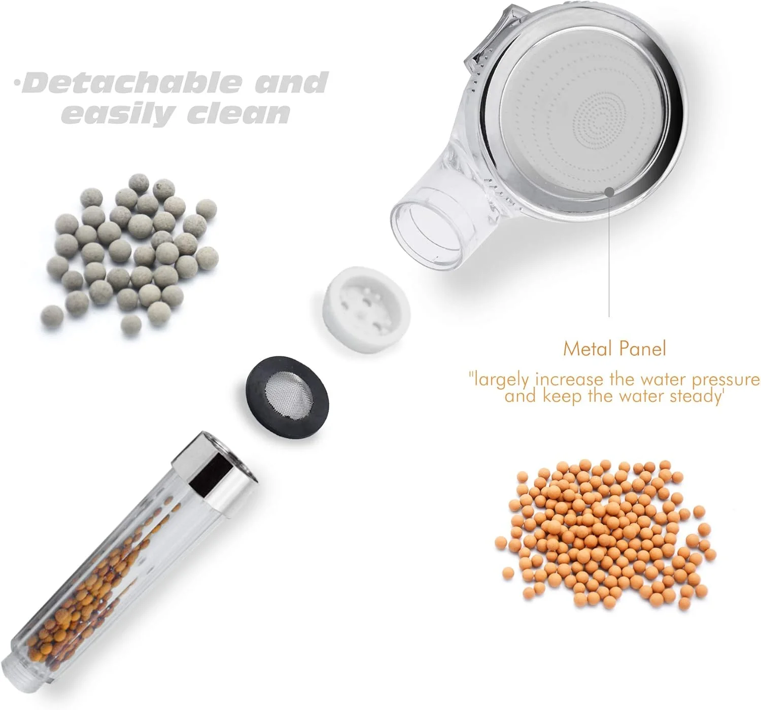 سردوش حمام، دارای 3 حالت عملکرد، فیلتر دار با فشار قوی و صرفه جویی در آب (سردوش حمام)