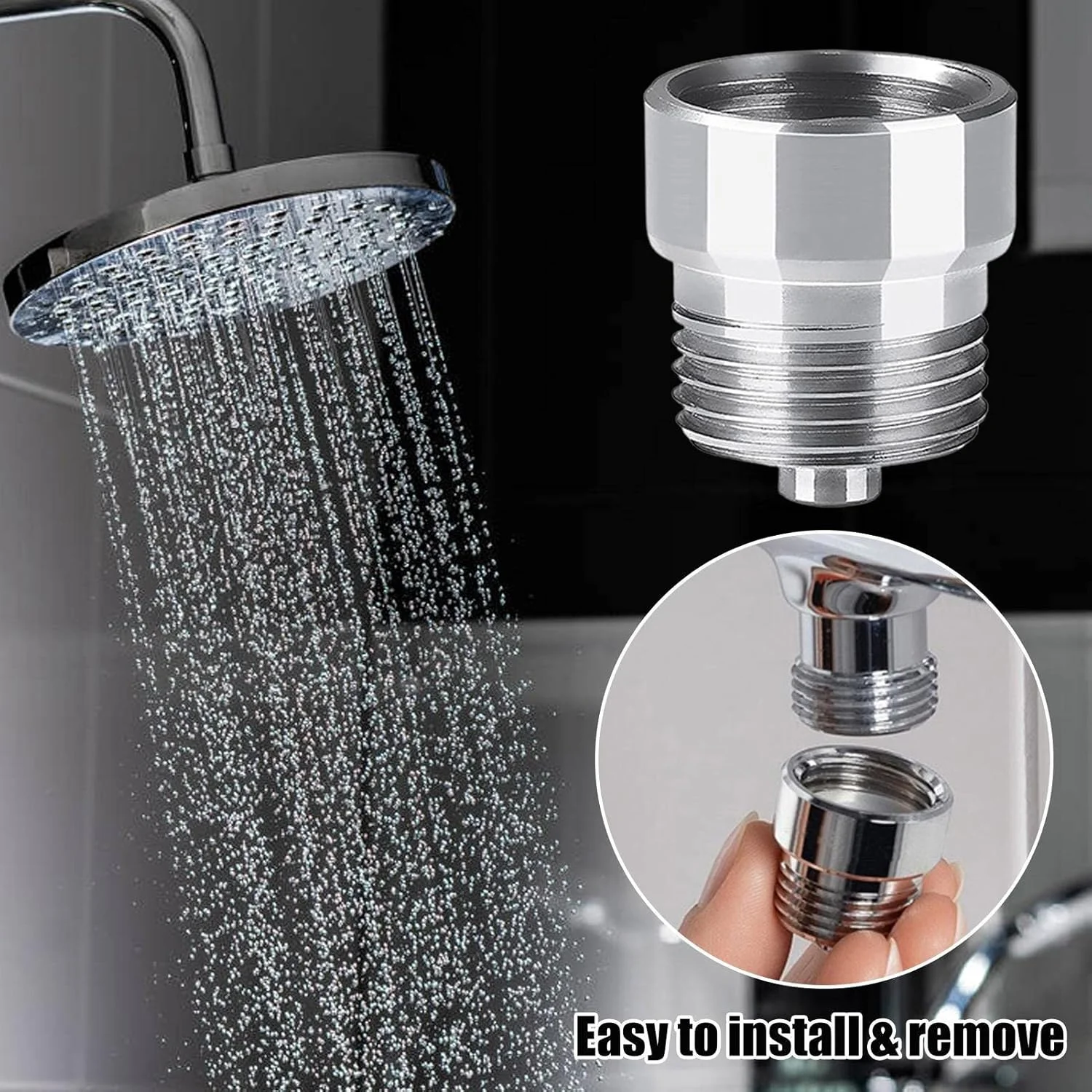 صرفه جویی کننده آب دوش | شیر قطع کننده دستی دوش، دستگاه تنظیم حجم آب، محدود کننده جریان آب دوش، سر دوش برای حمام هتل و سرویس بهداشتی